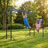 Afbeelding van Aiyaplay Kinderen Klimrek - Staal - 250L x 190B x 180H cm - Zwart