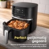 Afbeelding van COOK-IT Airfryer 6L XL - 1600W - 8 Programma's - Touchscreen - Vaatwasserbestendig - Matzwart