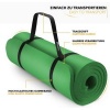 Afbeelding van TRESKO fitnessmat yogamat pilatesmat 185 x 60 cm, 1 cm dik, NBR-schuimrubber (groen)
