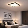 Afbeelding van Briloner Leuchten - LED-plafondlamp met achtergrondverlichting, 22W, 3000 lumen, wit-zwart