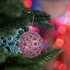Afbeelding van Set van 50 onbreekbare kerstballen - plastic - ∅ 3, 4 & 6 cm - roze