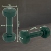 Afbeelding van Tunturi Dumbbell set - 2 x 2,0 kg - Vinyl - Groen - inclusief gratis fitness app