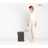 Afbeelding van Brabantia NewIcon Prullenbak - 20 liter - Mat Zwart