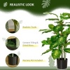 Afbeelding van HOMCOM - Kunstplant - PEVA - 17x17x95 cm - Groen