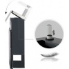 Afbeelding van Songmics Wandbrievenbus met kijkvenster RVS - 37x37 cm - zilver/antraciet met sleutels