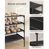 Afbeelding van Schoenenrek – Ruimtebesparend – 29,7 x 62,3 x 70,5 cm – Zwart