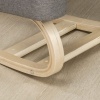 Afbeelding van Vinsetto Ergonomisch kniezitje, comfortabel schommelkussen van stof en hout