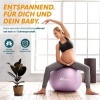 Afbeelding van TRESKO® anti-burst gymnastiekbal 65 cm (princess-pink) met luchtpomp, tot 300 kg, voor 155-175 cm