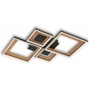 Afbeelding van BRILONER FRAME - Dimbare LED Plafonnière/Wandlamp - 3000K Warm Wit - Draaibaar - 53 x 53 x 8 cm
