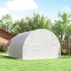 Afbeelding van Outsunny Kashoes-PE-300L x 300B x 200H cm - Wit