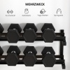 Afbeelding van SPORTNOW Stalen Hantelstandaard - Zwart - 98L x 40B x 35H cm