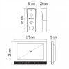 Afbeelding van EMOS H3010 Deurintercomsysteem/video-deurbel, waterdichte Full HD camera met nachtzicht, monitor met