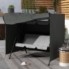 Afbeelding van Outsunny Polyester Donkergrijs 177L x 114B x 152H cm Bescherming voor Schommel