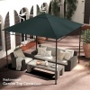 Afbeelding van Outsunny Partytentdak - 298 x 298 cm - Polyester - Donkergrijs