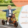 Afbeelding van Aiyaplay Kinderdriewieler - Kunststof, Staal - 79L x 44B x 47H cm - Oranje