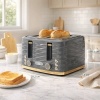 Afbeelding van HOMCOM Toaster - Kunststof - 29,2L x 27,5B x 18,9H cm - Grijs
