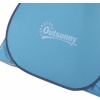 Afbeelding van Outsunny Strandmuschel van polyester, stalen draad - 200L x 150B x 119H cm - Blauw