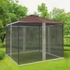 Afbeelding van Outsunny - Klamboe voor 3 x 3 m Tuinhuisjes - Beige