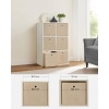 Afbeelding van Songmics - Opbergdozen - 30x30 cm – Set van 6 – Zandbeige