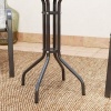 Afbeelding van Outsunny Bistronset voor buiten - Metaal, gehard glas - Ø60 x 71H cm - Donkergrijs