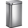 Afbeelding van HOMCOM Sensorafvalbak RVS 39L x 27B x 66H cm Zilver