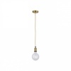 Afbeelding van Paul Neuhaus Edison stijl hanglamp, E27, messing ophangset