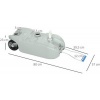 Afbeelding van Outsunny - Afvalwatertank voor Campers - met Wielen - 40 L