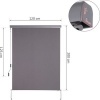 Afbeelding van Outsunny Verticale luifel privacyscherm 1,2 x 2 m - zon- en windbescherming