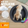 Afbeelding van LOVPET® Hondenbed / Hondenmand / Hondenkussen Kattenbed Bagel, Afwasbaar, Incl. Kom + 3x Kauwbotjes,