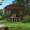 Afbeelding van Outsunny Vervangend Polyester Dak Koffie