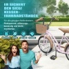 Afbeelding van KESSER® Fietsstandaard voor 6 fietsen incl. parkeerplaatje, meervoudige standaard met 37 cm wielafst