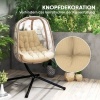 Afbeelding van Outsunny Zitkussen van Polyester, Schuim - 120L x 100B x 8T cm - Beige
