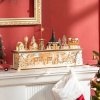Afbeelding van HOMCOM Kerstdorp met LED-verlichting 830-516V00