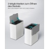 Afbeelding van Hangende afvalbak – 8 liter – Met deksel – Wolkenwit