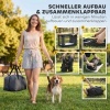 Afbeelding van PawHut Dierenvervoer Tas - 600D Oxford, RVS - 76L x 54B x 54H cm - Groen