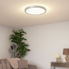 Afbeelding van Briloner Leuchten - LED-plafondlamp met achtergrondverlichting, 22W, 3000 lumen, aluminium/wit