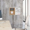 Afbeelding van 2-in-1 combibord - 30 x 45 cm - prikbord en whiteboard met bakje
