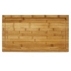 Afbeelding van Bamboe snijplank met saprand - 4,5 x 52 x 29 cm - serveerplank