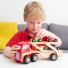 Afbeelding van New Classic Toys Houten Vrachtwagen voor Autotransport Inclusief Auto's