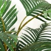 Afbeelding van Outsunny Decoratieve Kunststofpalm met 20 Bladeren, Kunstplant met Pot voor Binnen en Buiten 140cm h