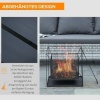 Afbeelding van Outsunny Vuurkorf Metaal 45L x 45B x 43H cm Zwart