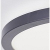 Afbeelding van Brilliant Brennan - Plafondlamp voor Badkamer - LED 18W 4000K - 3-staps dimmer - IP44 - Zwart/Wit