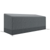 Afbeelding van Outsunny Meubelhoes Oxfordstof - 190,5L x 72B x 76H cm - Lichtgrijs