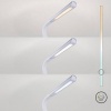 Afbeelding van Globo Mitti tafellamp - zilver - kunststof - LED bureaulamp - 58376S