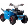 Afbeelding van HOMCOM Elektrische kinderauto van kunststof en metaal, Blauw, 70 x 41,5 x 48,5 cm