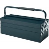 Afbeelding van DURHAND gereedschapskoffer - 5 vakken - staal - 57 x 21 x 41 cm - groen