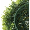 Afbeelding van HOMCOM Kunststof Kunstmatige Buchsbaum Bol - 40L x 40B x 40H cm - Groen