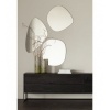 Afbeelding van WOOOD Philou Spiegel - Glas/Metaal - Zwart - 80x50 cm