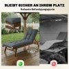 Afbeelding van Outsunny Tuinkussen voor Sofa - Polyester, PP-katoen - 65L x 198B x 13H cm - Donkergrijs