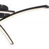 Afbeelding van Globo TANSY I plafonnière - zwart metaal - Ø 60cm - LED - 67129-18